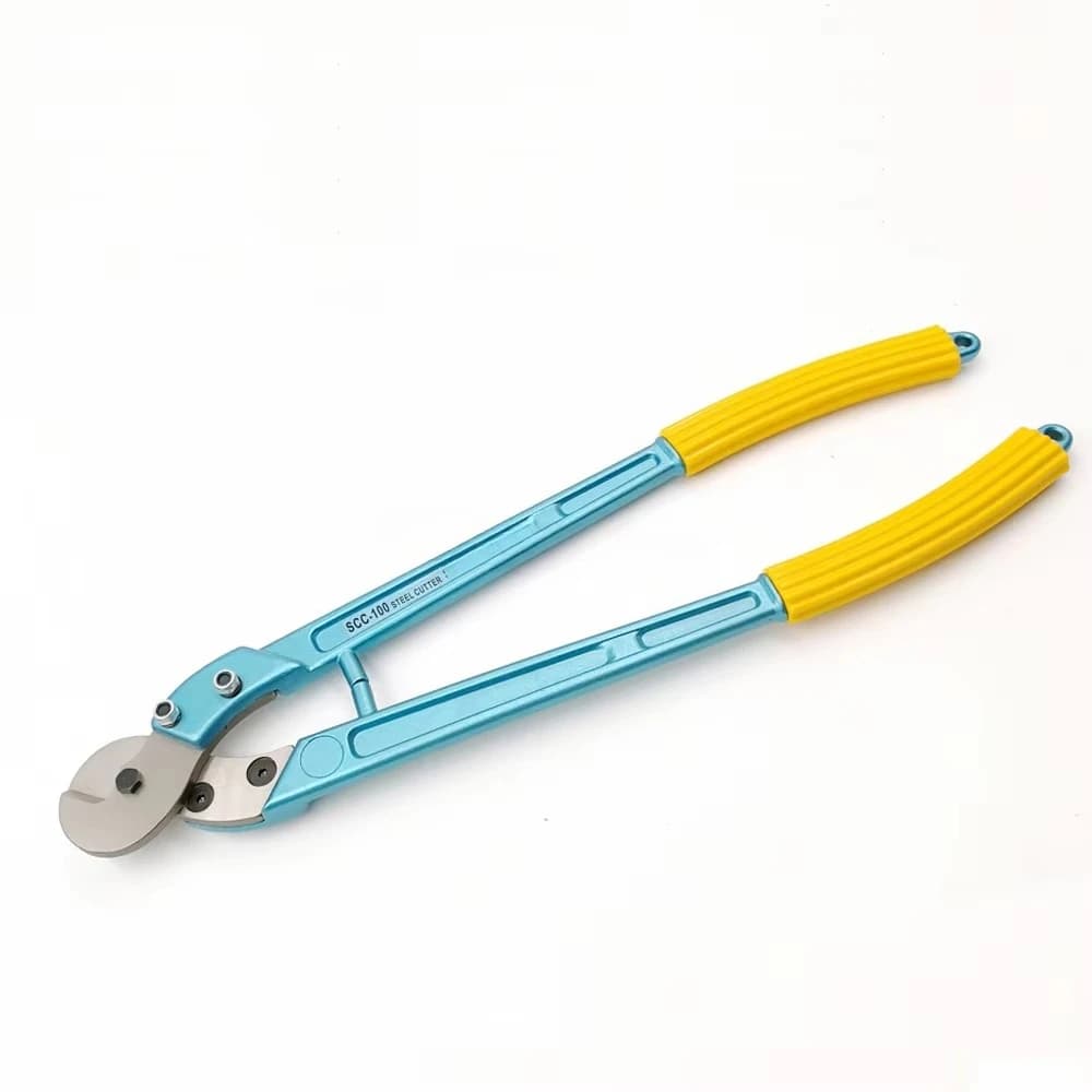10mm Steel Wire Ropes Cutter  SCC-100 Haicable Hand Cable Cutter 600mm with Safty Lock