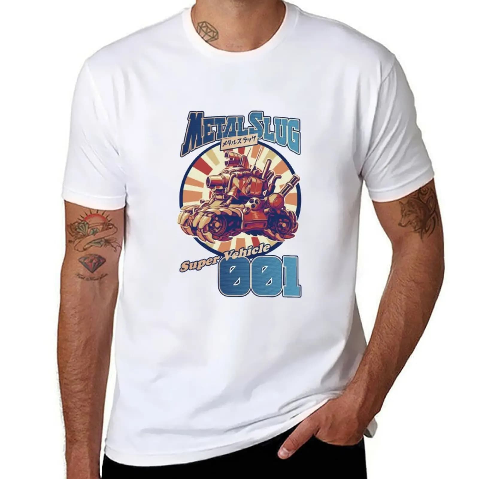 Metal Slug Remastered Full Color T-Shirt g man t shirts for men essential t shirt T-Shirt