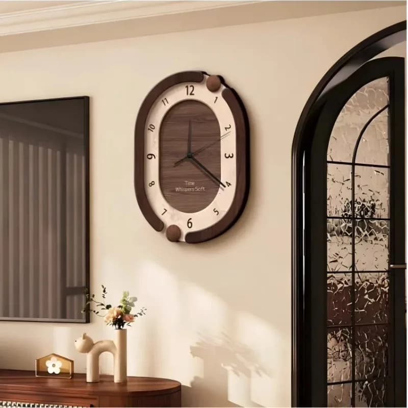 Clearance Art Wall Clocks Retro Nordic Mechanism Art Wall Clocks Cool Room Orologio Da Parete Living Room Decoration Items
