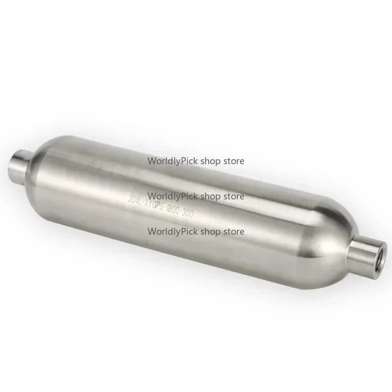 1/2 Npt 100 Bar 1000cc 316L Ss 304L  Stainless Steel  Psi alloy 400 Single End Double Ended Miniature Sample Cylinders