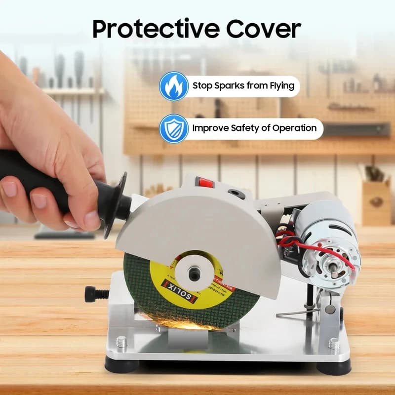 Tle 4In Portle Tletop Manual Chop Saw Copper Motor Cutting Small Materials
