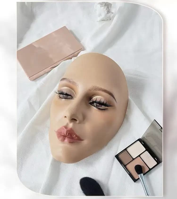 5D Silicone Exercise Skin Head Panel for Permanent Makeup and Micro Blade Training