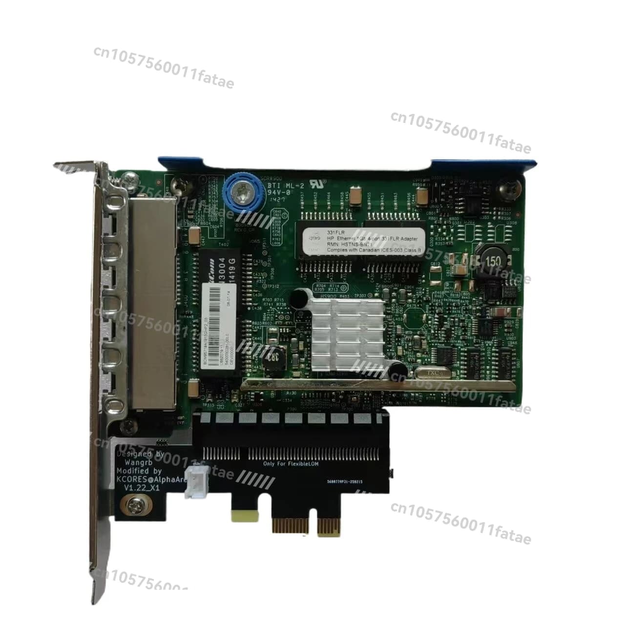 G8 331FLR Gigabit Four-port Network Interface Card BCM5719 Aikuai, Hei Xunhui Esxi Soft Routing