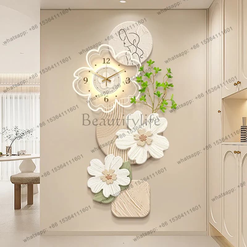 LD Led Digital Wall Clocks Living Room Luxury Modern Creative Bedrooms Design Wall Watch Restaurant  Pared Home Decoration