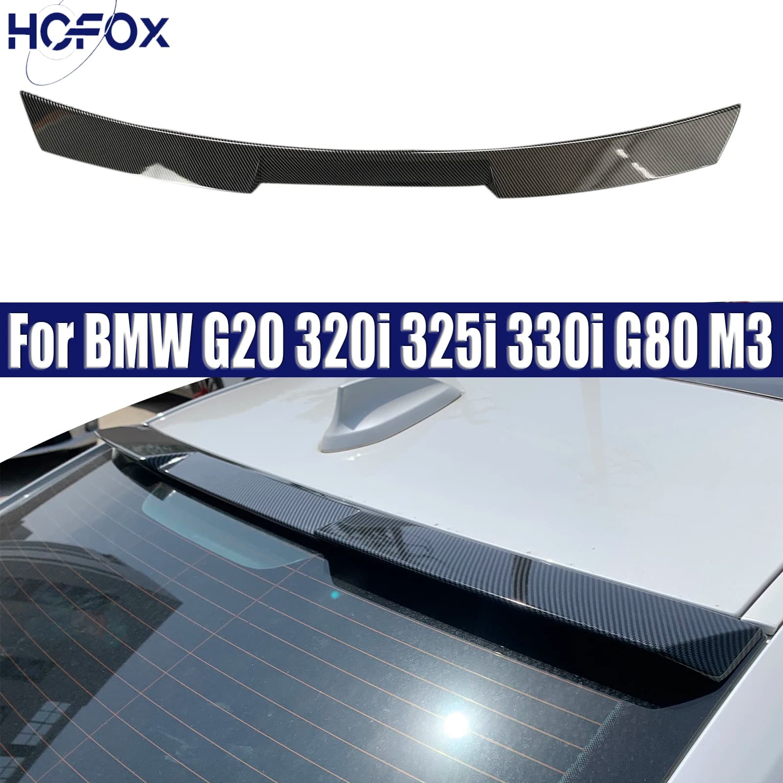ABS Rear Trunk Spoilers Tail Wing Spoiler Tuning Accessories Decoration For BMW G20 320i 325i 330i G80 M3 2019-2024