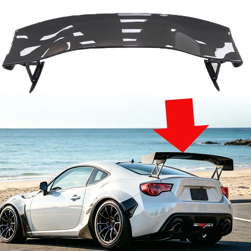 Racing Rear Trunk Spoiler Wing For Toyota GT86 Subaru BRZ 2013‑2021 Automobile Exterior Upgrade Body Kit Parts