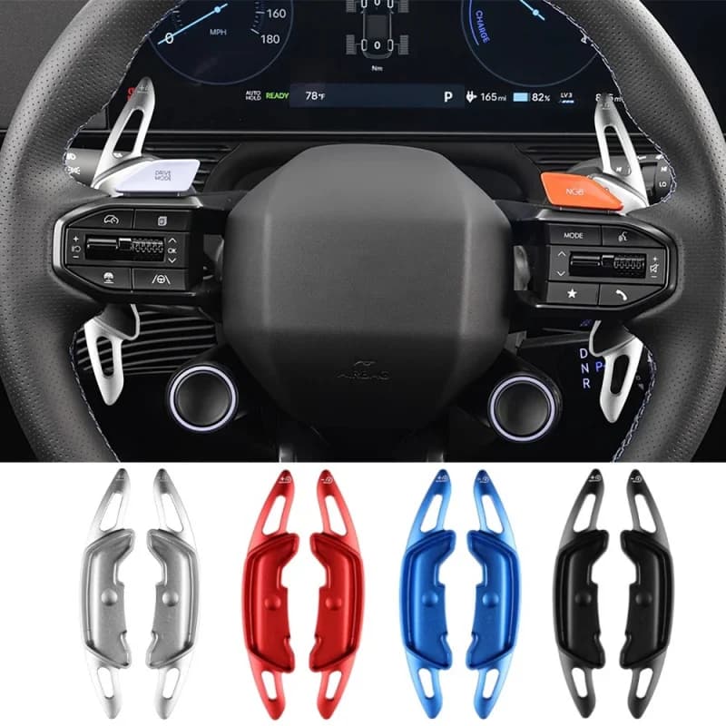 For Hyundai IONIQ 5 N 6 N 2024 2025 2026 Aluminum Alloy Car Steering Wheel Shift Paddle Extension Shifter Paddles Accessories