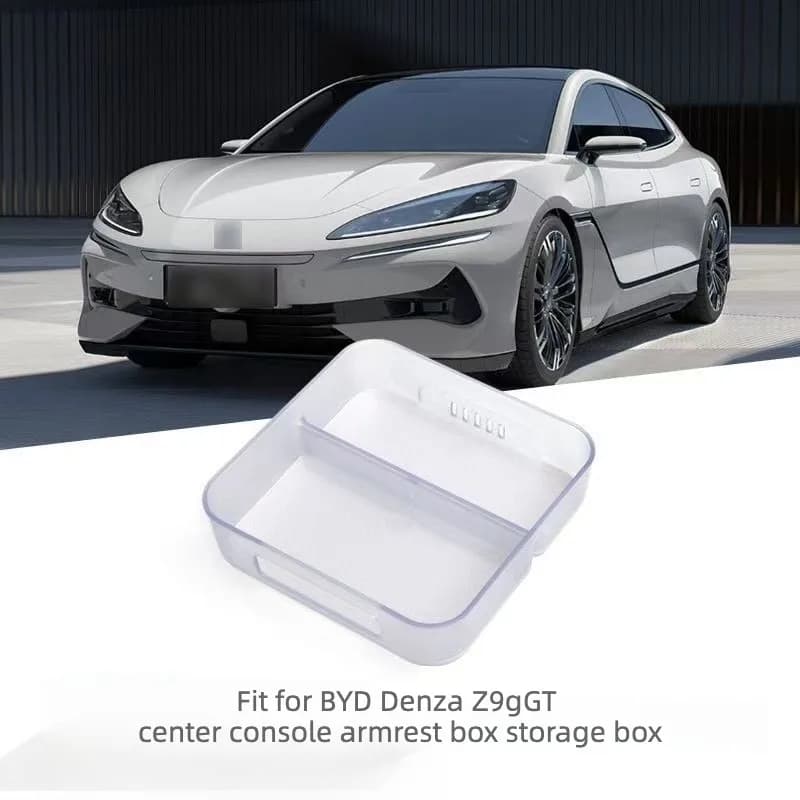 For BYD New Denza Z9GT 2026 Modle Central Armrest Storage Box Upper Storage of Refrigerator Automotive Modify Accessories