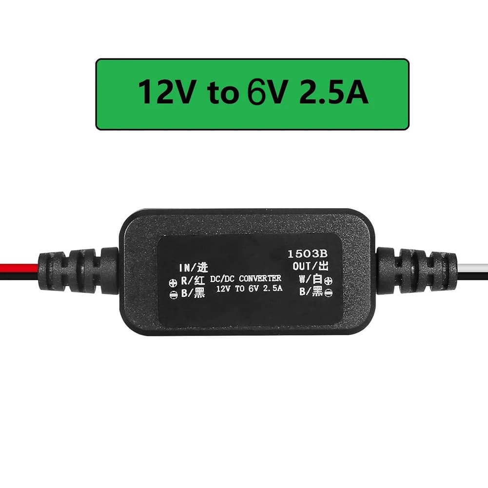 12V To 6V Converter DC Voltage Reducer Compact Size For Tight Spaces IP67 Waterproof Design For Automotive Applications