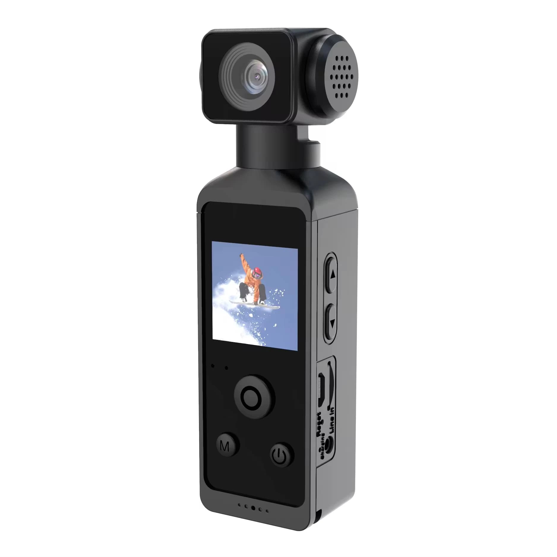 4K Ultra HD Pocket Action Camera 270 Rotatable Vlog Wifi Mini Sports Cam Waterproof Case Helmet Travel Bicycle Driver Recorder