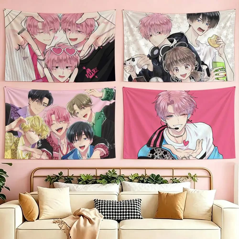 For Tamon-kun Ima Docchi flag Suitable For Party Club Outdoor Interior Wall Decoration Banner Fans Gift