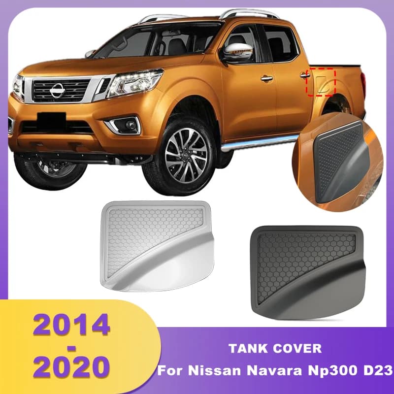 ABS Exterior Fuel Tank Covers Left Side For Nissan Navara Np300 D23 2014-2020 Frontier Double Cabin Car Parts Accessories