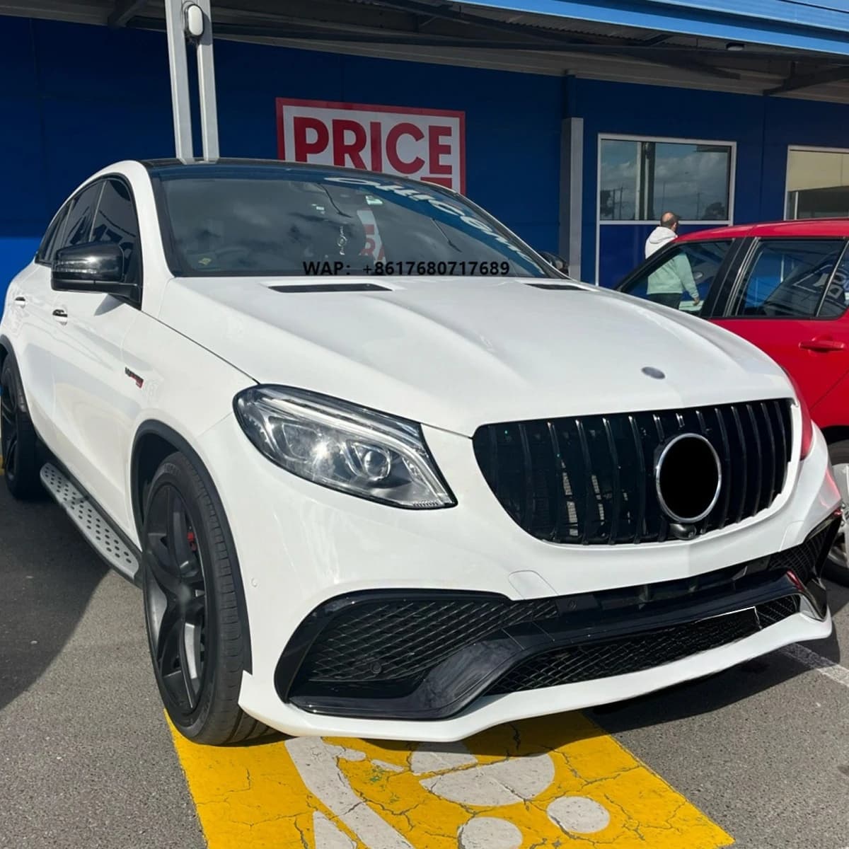 Car Bumpers Body Kit for  benz W292 C292 GLE Coupe Upgrade to GLE63 Coupe Include Front Bumper Grille Rear Diffuser