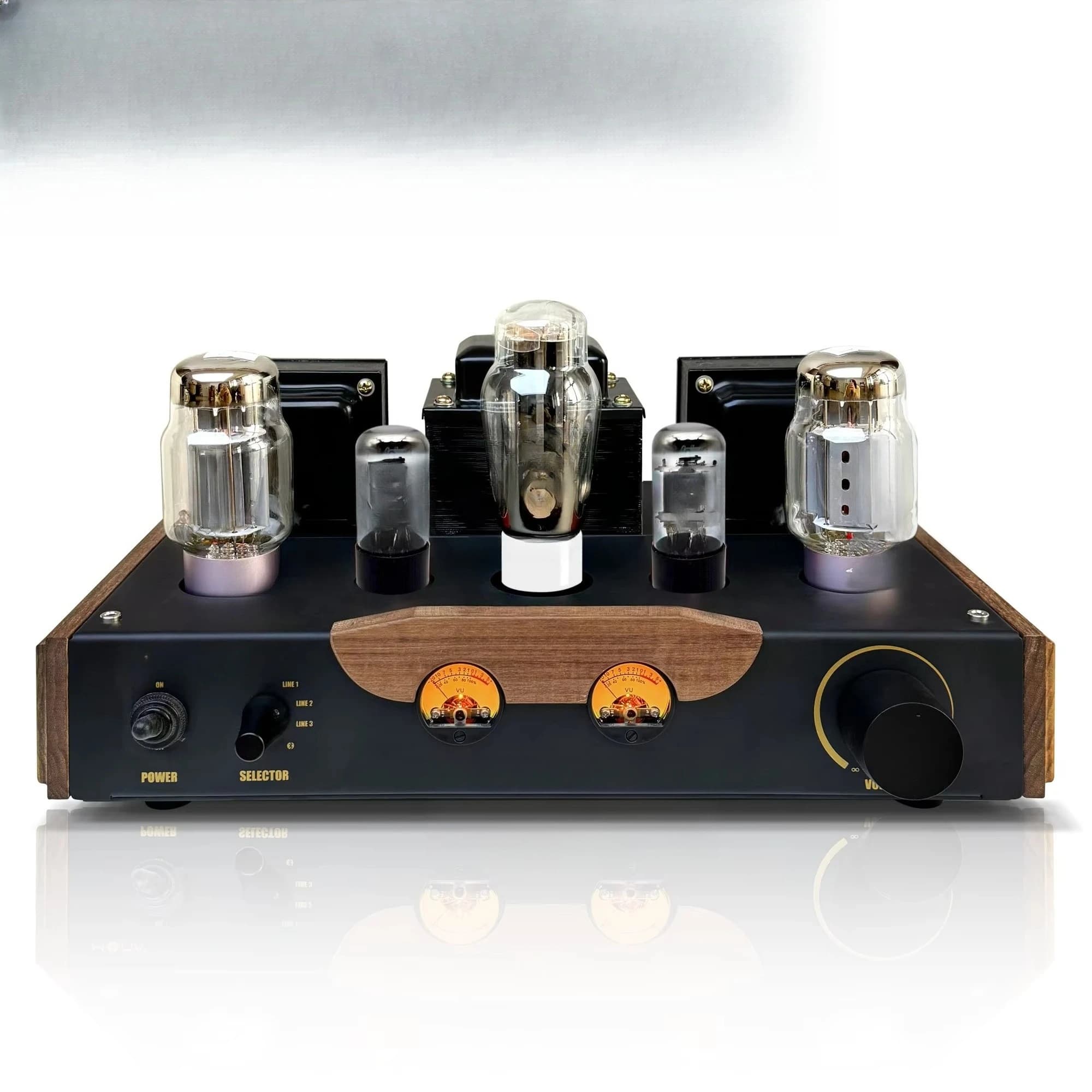 2.0 PSVNAE KT88*2 Black Vacuum Electron Tube Vintage Audio Amplifier for Home Use