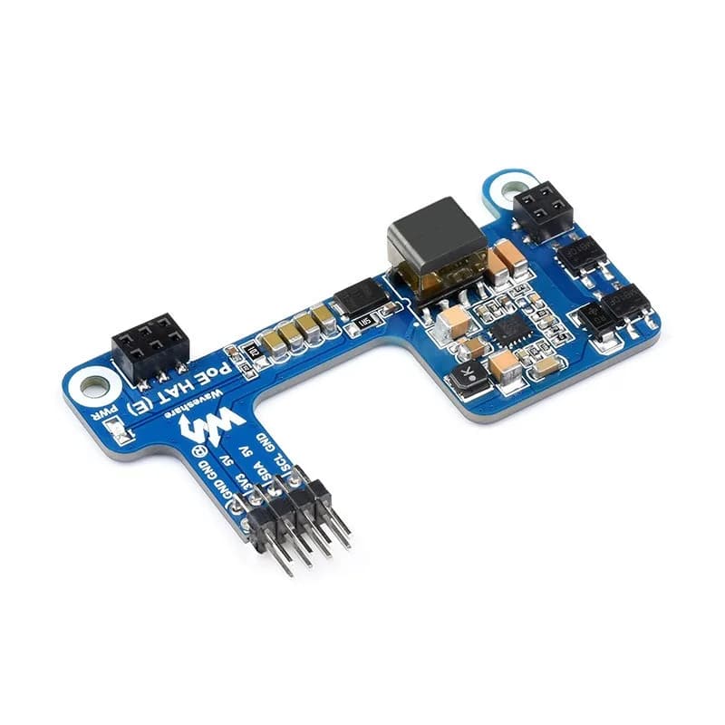 Power over Ethernet expansion board for Pi 3B +/4B with 802.3af network standard