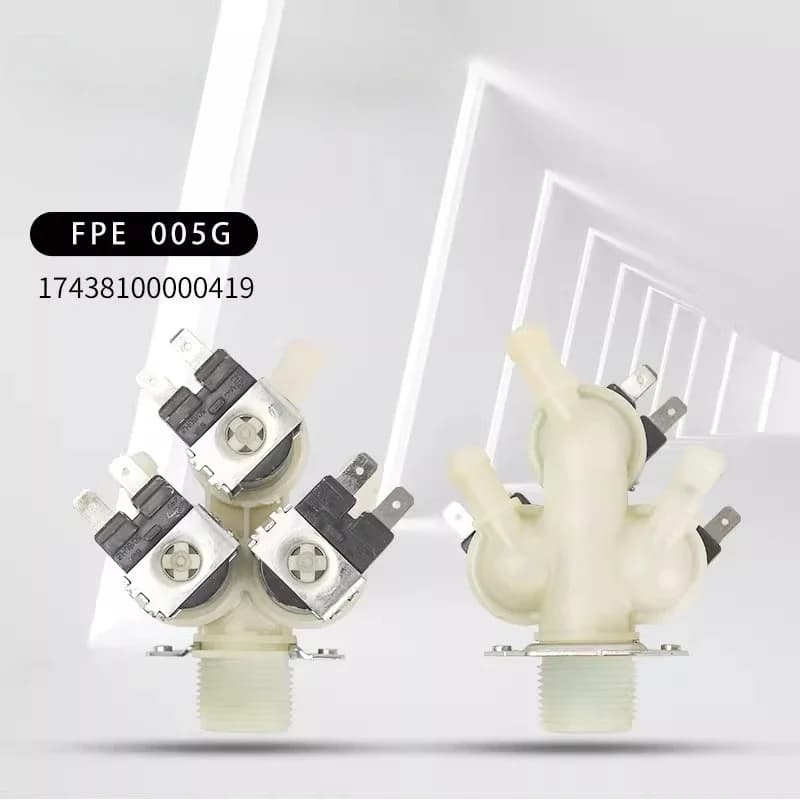 WZ-Suitable for Midea's LittleSwan drum washing machine, three-head inlet solenoid valve, one inlet and three outlets FPE005G