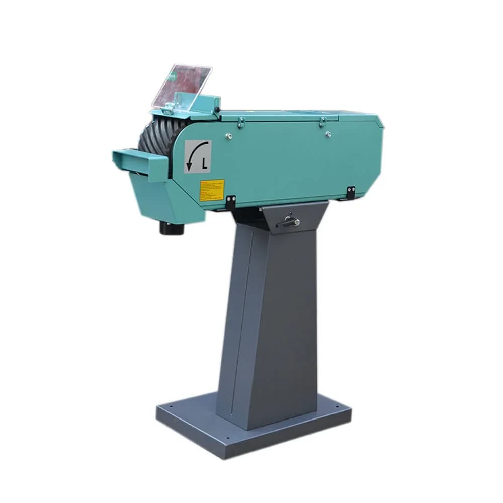 100mm*1500mm  Metal Sanding Belt Machine  Dual Speed Adjustable Height Drum Sander with Dust Collector