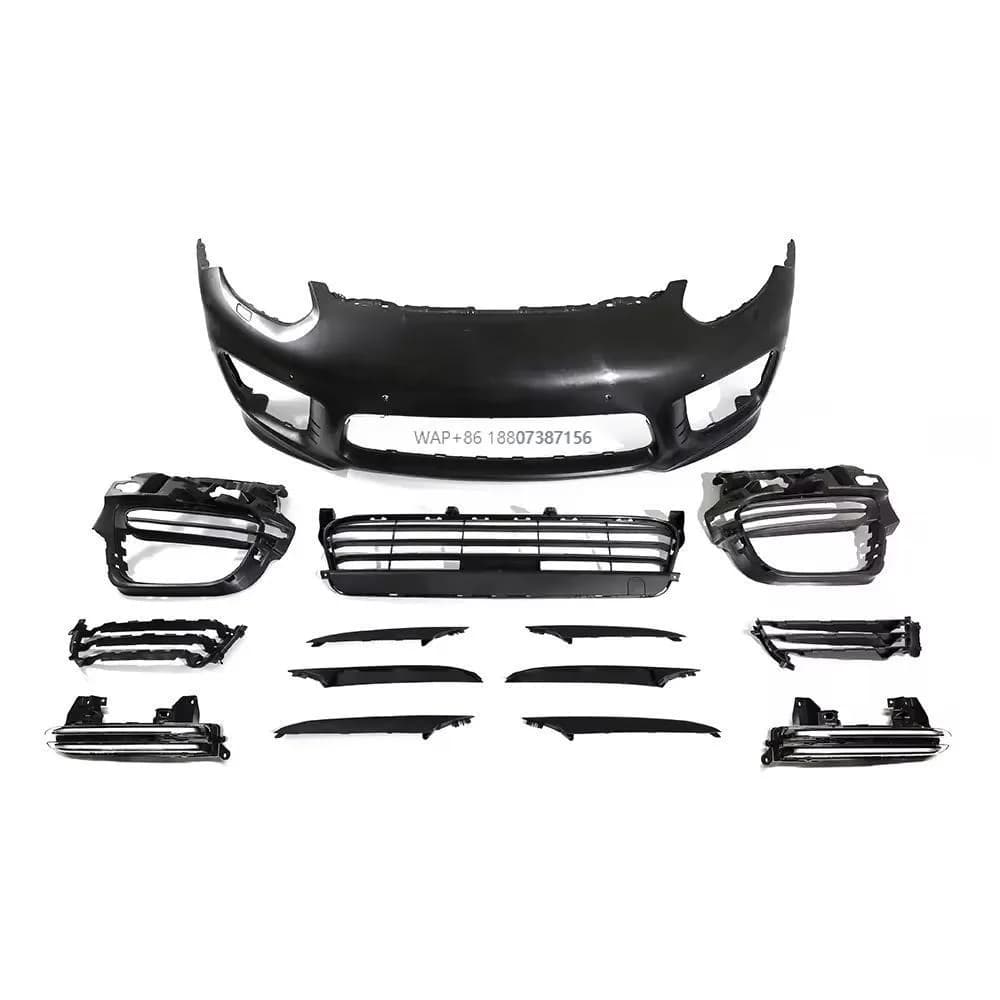 New High Quality Upgrade Body Kit for 2014-2016 for for 970.2 Front/Rear Bumpers Made of PP Material Turbo Style