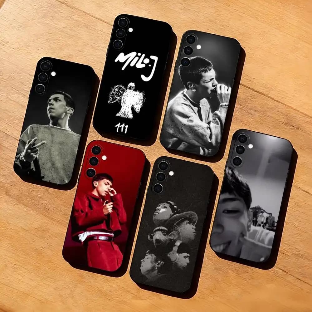 A-Argentine rapper M-Milo J Phone Case For Samsung Galaxy A73,A72,A71,A70,A53,A52,A51,Soft Silicone Black Cover