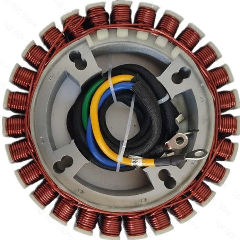 Electric vehicle range extender generator AC 24.48.60 72V3 kW 5KW27 pole stator coil