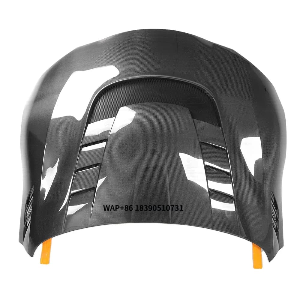 VRS Style Carbon Fiber Hood Bonnet Engine Cover Cap Performance Auto Parts for Supra A90 A91 Mk5 2019-2023