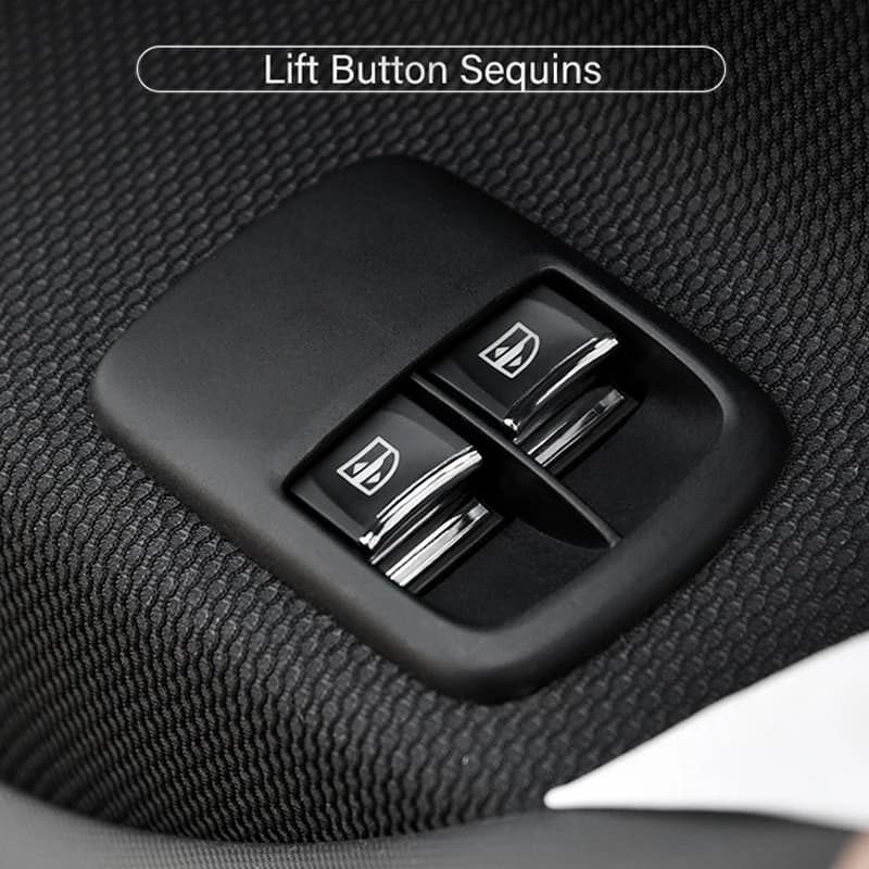 for Smart Fortwo 453 forfour 453 Car Accessories Door Window Lift Button Trim Stickers Door Glass Control Switch Key Cap Pick