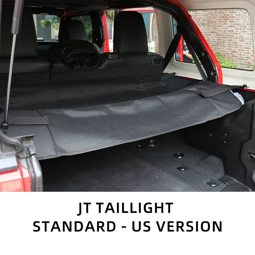 durableCargo Cover Easy-to-Install Trunk Cover,Accessories for Wrangler JK,JKU, for 4DR Sahara,Rubicon and Unlimited 2007-2018 M