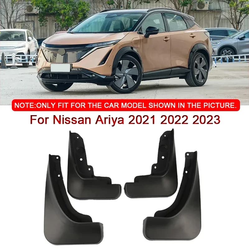 For Nissan Ariya 2021 2022 2023 ABS Car Styling Car Mud Flaps Splash Guard Mudguards MudFlaps Front Rear Fender Auto Accessories