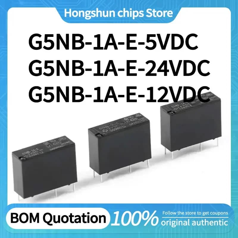 G5NB-1A-E-12VDC G5NB-1A-E-24VDC Phone Case G5NB-1A-E-5VDC 5V 12V 24V 5A 4Pin 250VAC G5NB-1A-E G5NB 1A E 5VDC 12VDC 24VDC