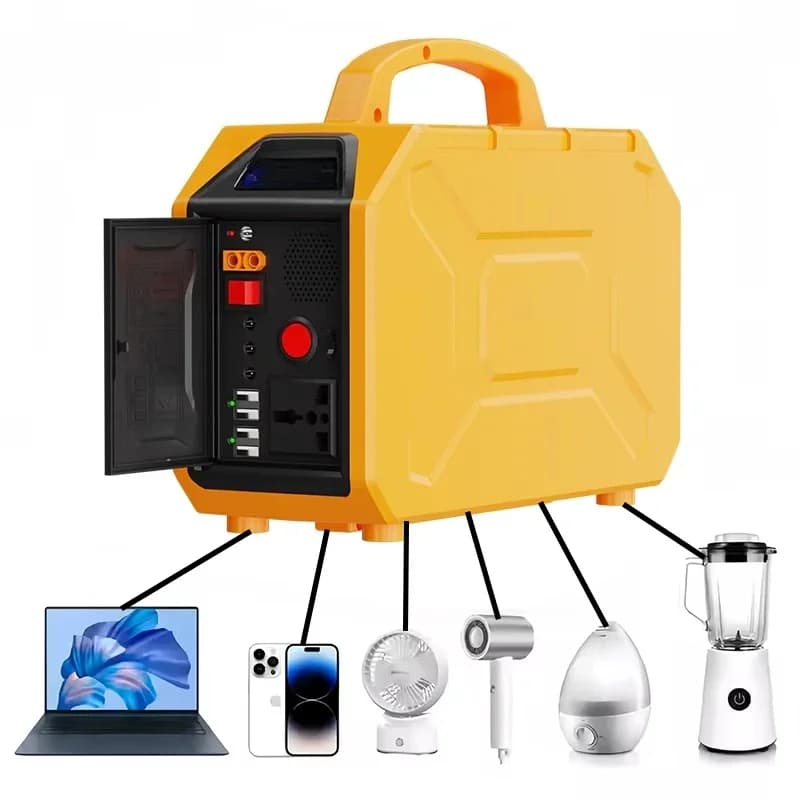 Portable 200W peak power station emergency energy storage power supply 110V/220V pure sine wave inverter