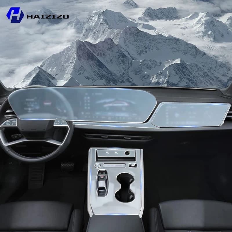 For Audi A5 B10 2025-2026  Automotive interior center console protection sticker LCD display matte TPU protective film refit PPF