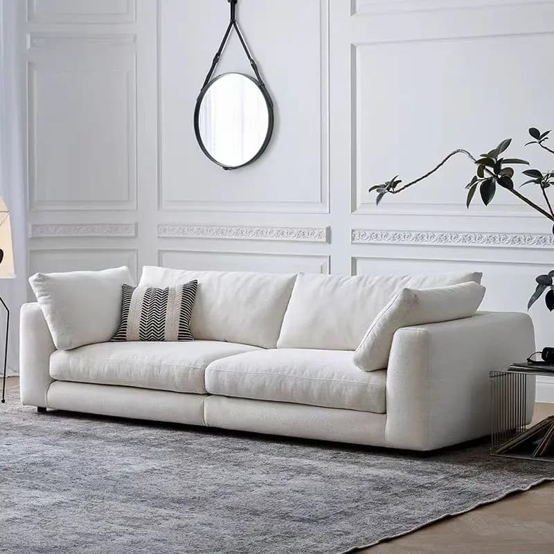 Designer Luxury Living Room Sofas Beige Minimalist Recliner Lazy Living Room Sofas Loveseat Modern Divano Moderno Furniture Home