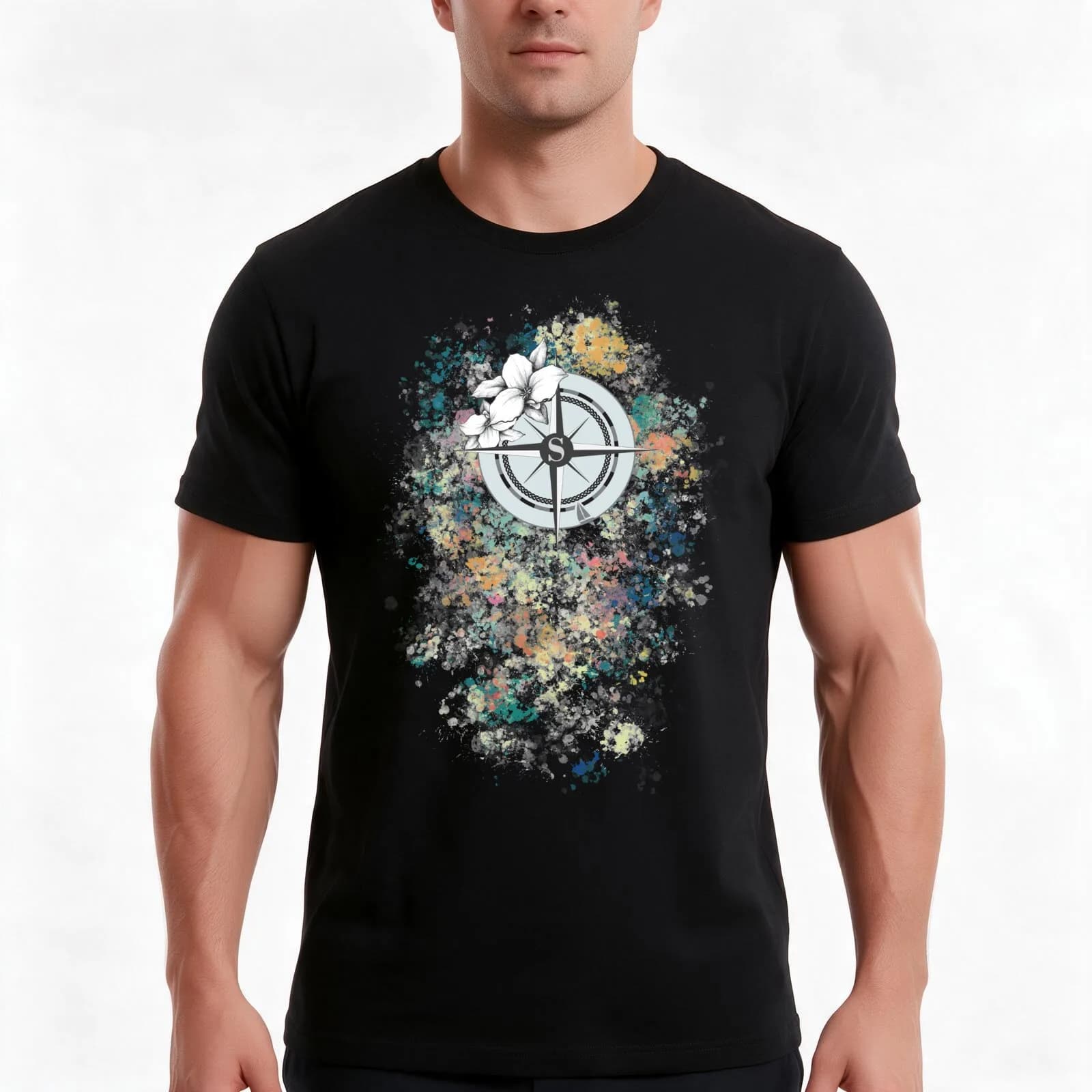 Leef Nu Graffiti T-Shirt, Summer Casual Cotton Tee, Oversized Streetwear Tops, Vintage Graphic Print, Loose Fit Short Sleeve