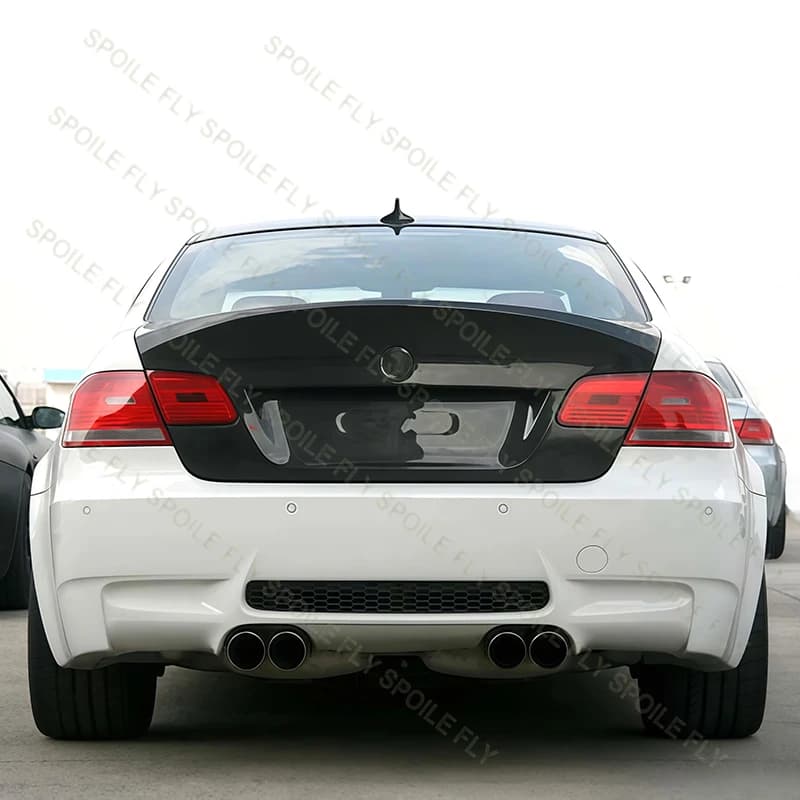 2007 2008 2009 2010 2011 2012 2013 For BMW 3 Series E92 Coupe CLS Style Big Car Rear Wing Spoiler Glossy Black By Gloss Black