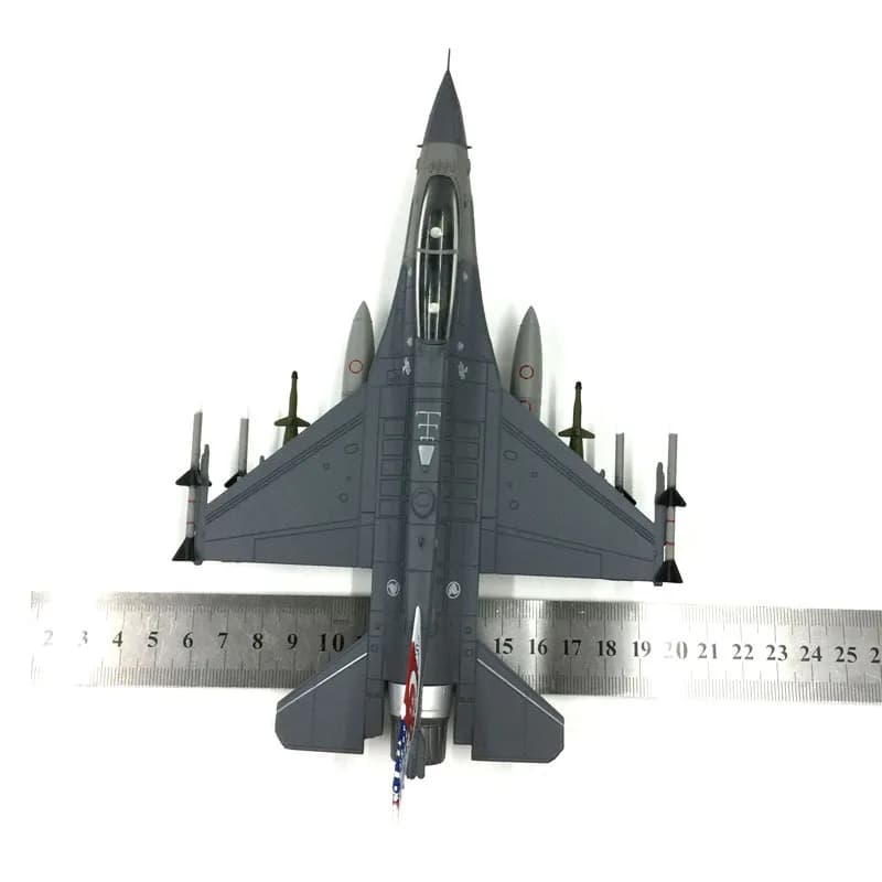 1:72 Scale Alloy Fighter Aircraft F-16D "Spartan" Singaporean Aviation Simulation Alloy Aircraft Model Finished Product