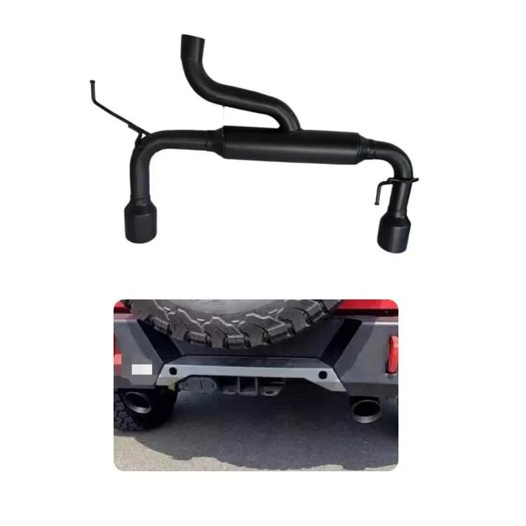 4x4 Accessories 304 Stainless Steel Axle-Back Performance Exhaust System For Ford Bronco