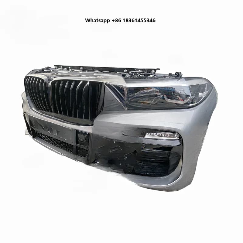 For G05 X5 Car Front Bumper Assembly  High Quality Front Bumper Headlights (2019-2022, Hot Selling G05 Body Kit)