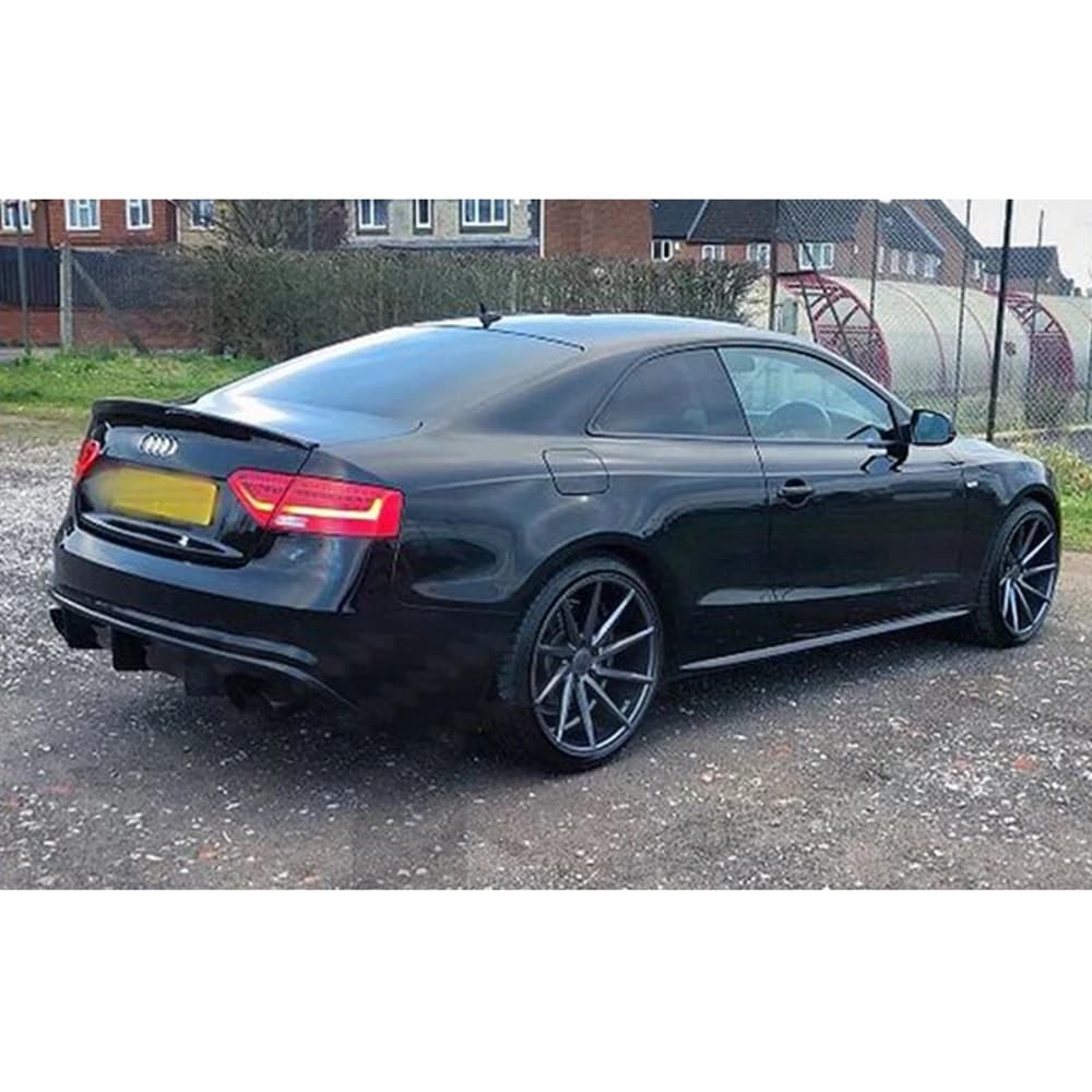 For AUDI A5 B8 B8.5 2Door 4Doors 2009-2016 S Style Carbon Fiber / Forged Carbon Fiber Rear Trunk Spoiler（Not for S5 RS5）