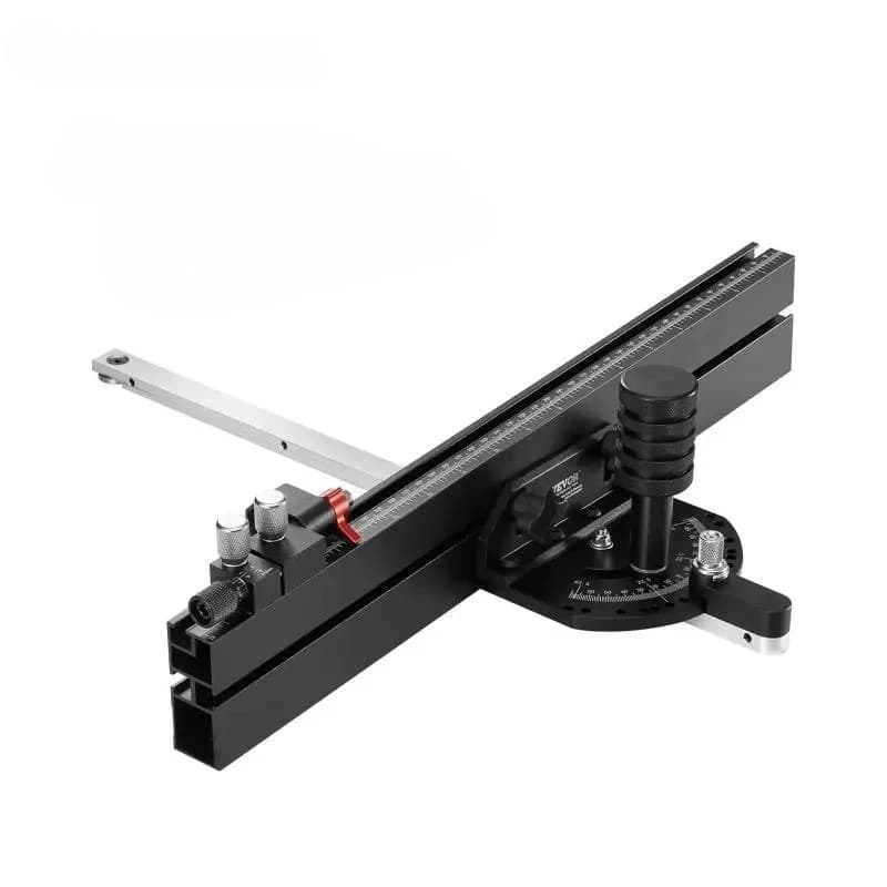 【Hot】 Precision Miter Gauge Standard Slot 3/4'' x 3/8'' Aluminum Alloy Table Saw 24/18/19-35 in Grating 15 Angle Stops Work