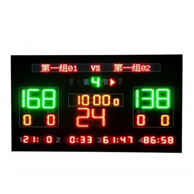 for Basketball LED Scoreboard Movable Electronic Score Indicator