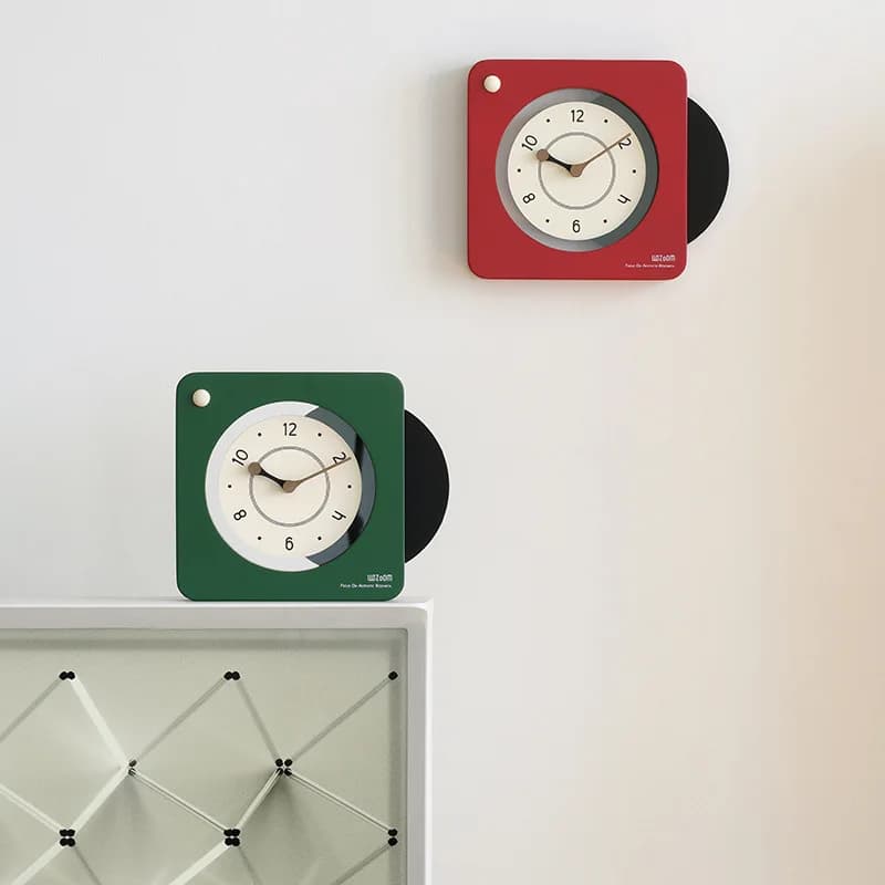Zml creative clock - home living room decoration, entryway tv cabinet minimalist desktop ornament