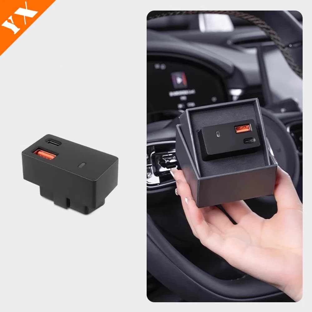 For BYD Denza Z9 GT 2025 2026 Accessories Car OBD Charging Adapter, Car OBD Charger