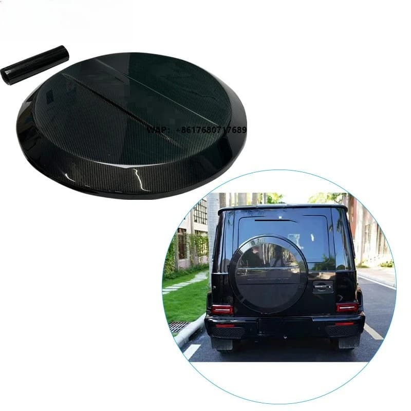 Real Carbon Fiber Body Kit B-style Spare Tire Cover Wheel Tire Cover for  Benz G-Class W464 2019-2022