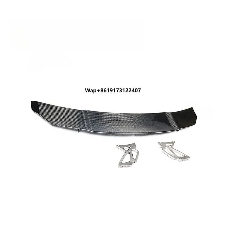 TAKD Carbon V-Style 3K Twill All-Dry Carbon Fiber Rear Universal Trunk Spoiler for Cars f