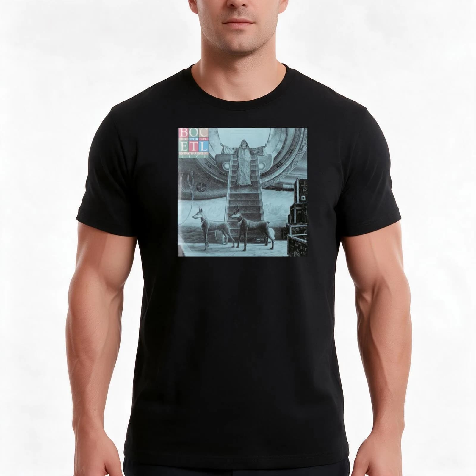 extra terrestrial live T-Shirt, Summer Casual Cotton Tee, Oversized Streetwear Tops, Vintage Graphic Print, Unisex Men Women