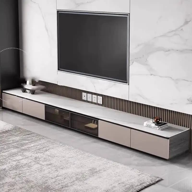 Solid Wood Tv Cabinet Decoration Minimalist Modern Storage Tv Cabinet Luxury Designer Unique Muebles De Sala Furniture Home