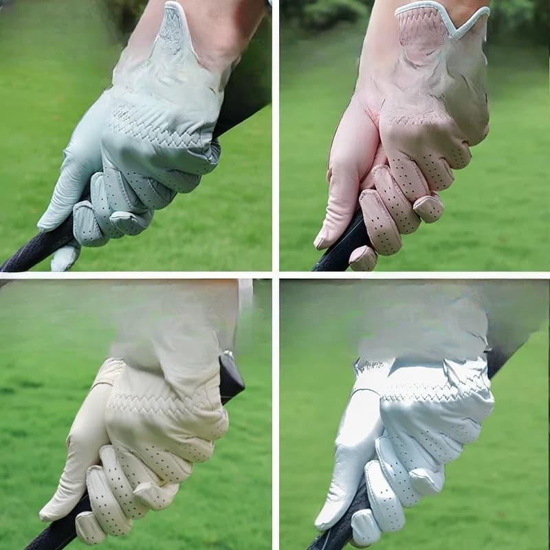 Golf gloves, women's whole sheepskin non-slip and breathable