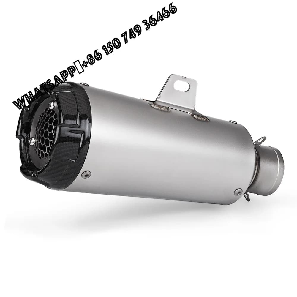 Motorcycle Universal Exhaust Pipe Modification Gsx250 Cb400x MT07 Z400 R3 Modified Cylinder Tail C20