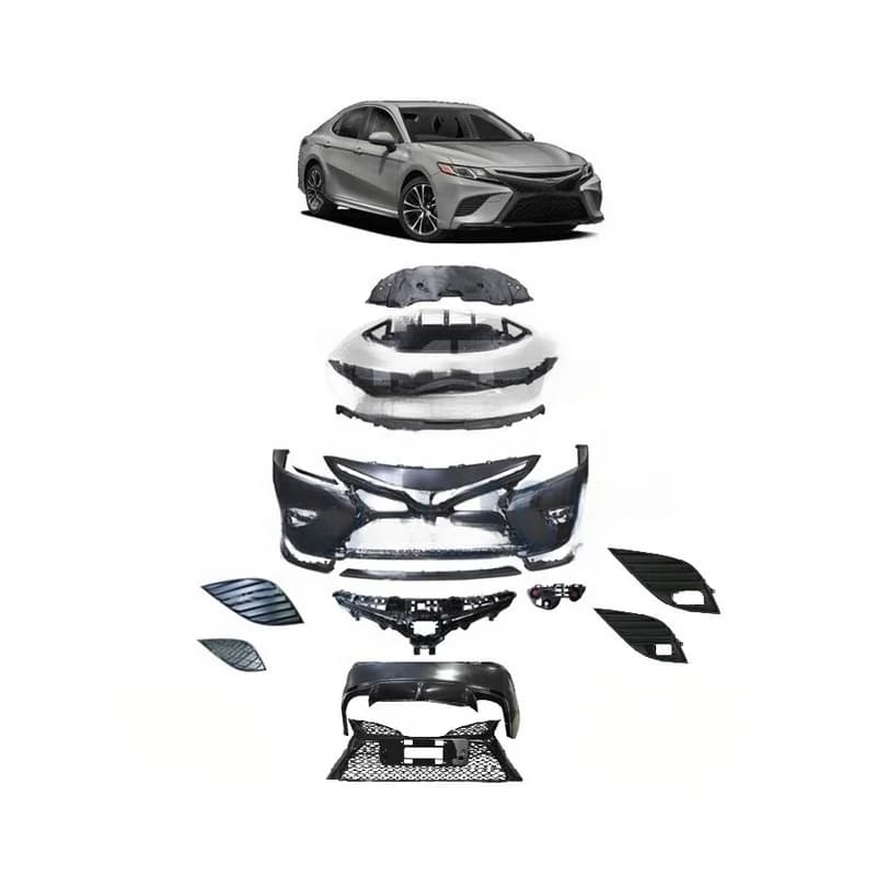 High Quality MAICTOP Auto Body Kit For Toyota Camry 2018 USA Version SE XSE Sport Modified Front Rear Bumper Exterior Car Mod Ac