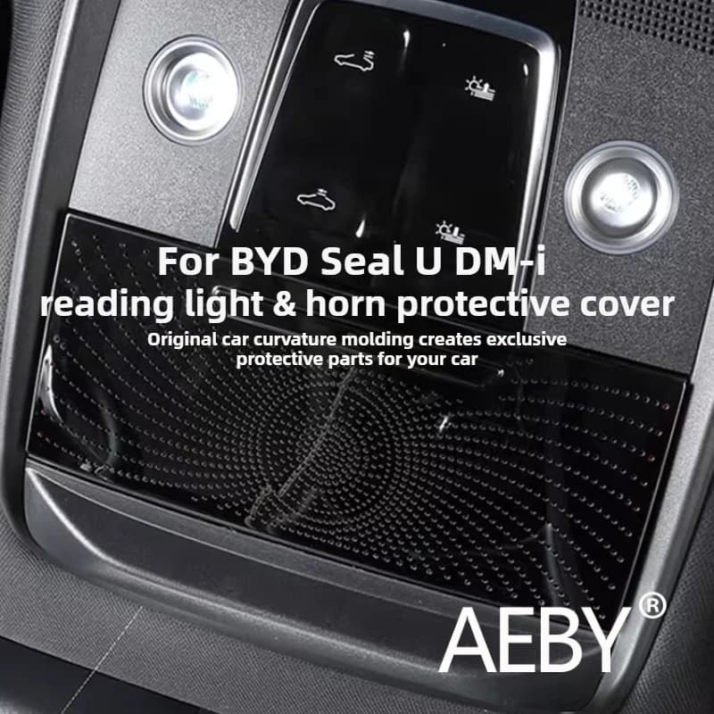 AEBY For BYD Seal U DM-i 2020-2025 Dome Light Speaker Grill Cover ABS Plastic Speaker Grill Easy Install Interior Accessories